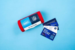 Lowe's NFL DIY Wrist Coach product photography for home improvement campaign, Dallas, Texas