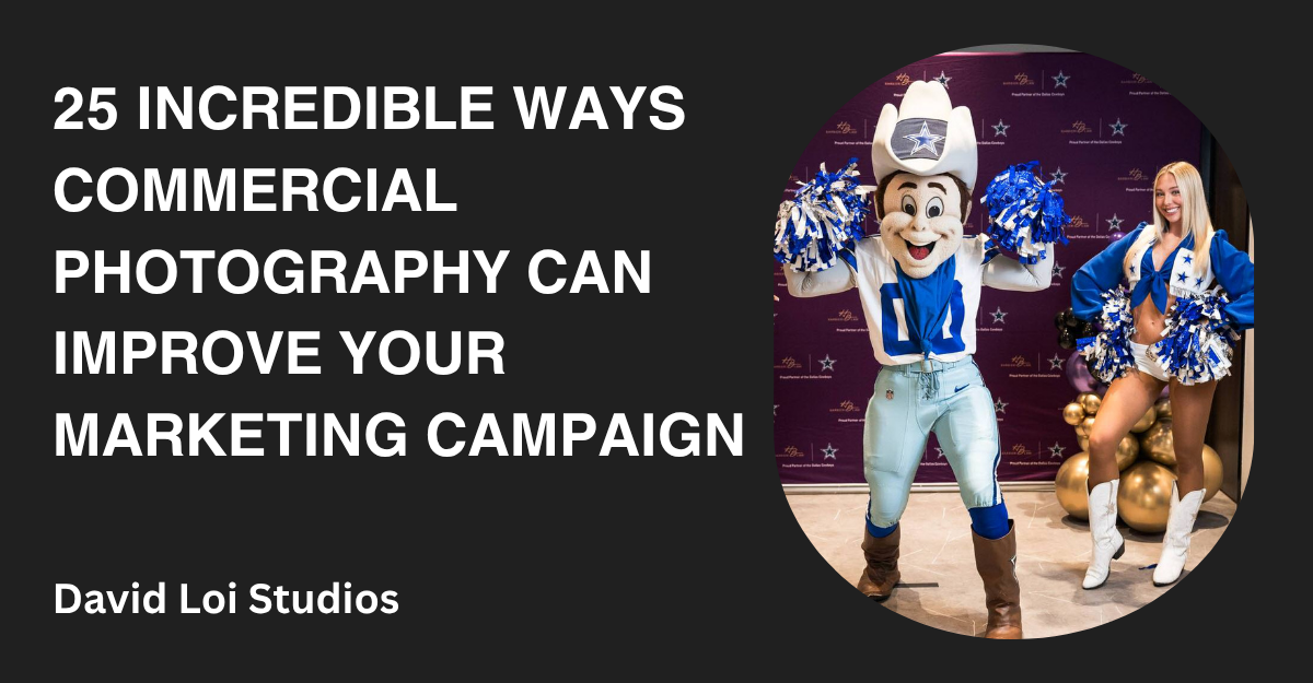 Dallas Cowboys mascot Rowdy and cheerleader at corporate event, commercial photography Dallas, Texas