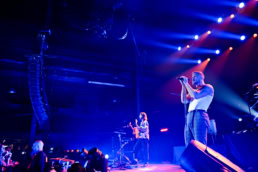 Imagine Dragons lead singer performing live, event photography Dallas, Texas