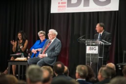 Warren Buffett at Live Big Benefit for Cancer Support Community North Texas, event photography Dallas, Texas
