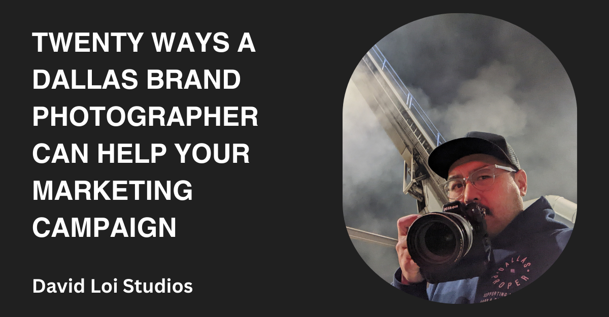 Dallas brand photographer with Nikon camera, commercial photography Dallas, Texas — David Loi Studios