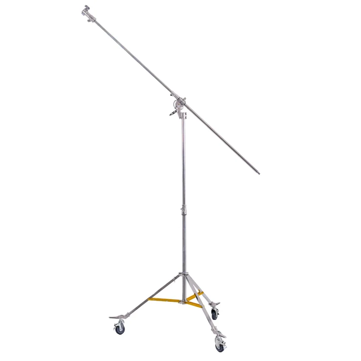 Cheetah Stand heavy duty rolling boom stand for overhead modifiers